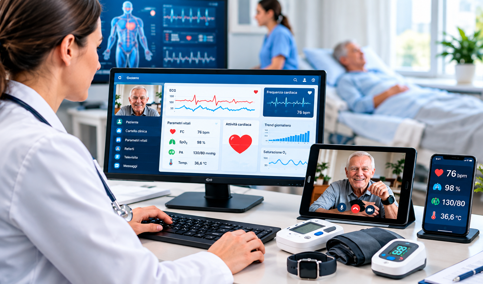 Vai all'approfondimento Telemedicina per un migliore supporto ai pazienti cronici