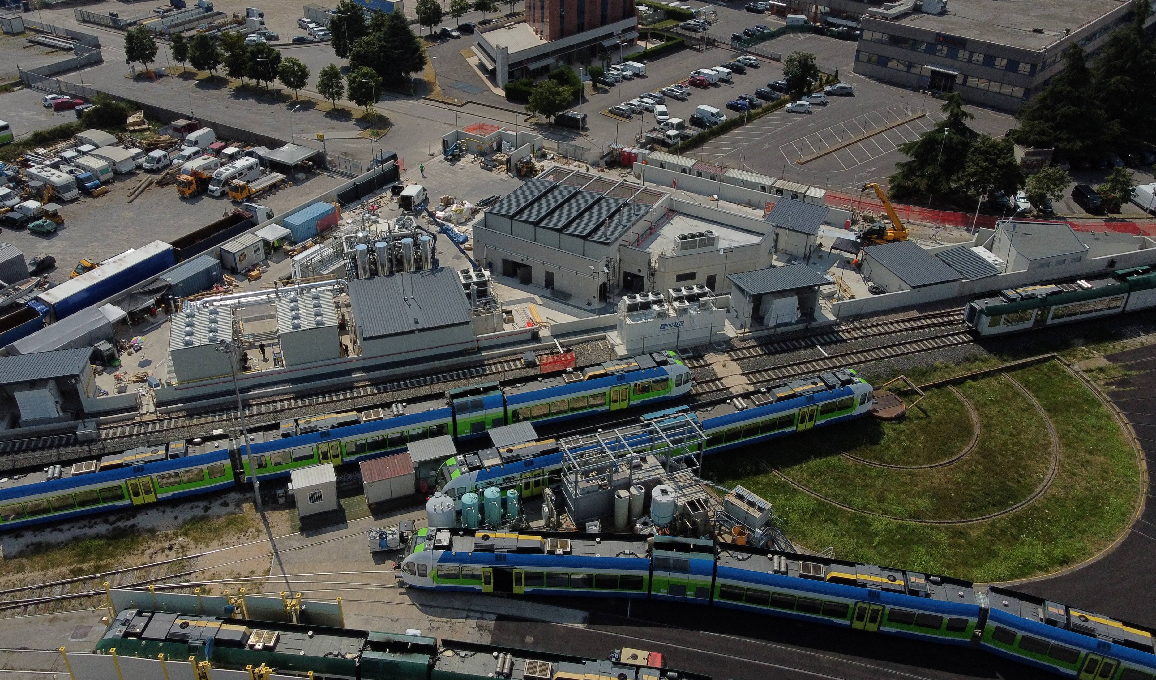 Vai all'approfondimento Sperimentazione dell'idrogeno per il trasporto ferroviario